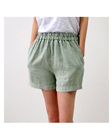 Baldwin Linen Washing Linen Shorts in moderately strong pitter-patter of a very good! ~