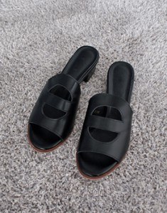 H - leather mules