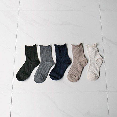 Rolling Corrugated Socks - 5c