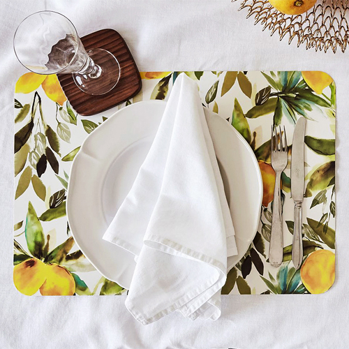 Lemon Dinner mat