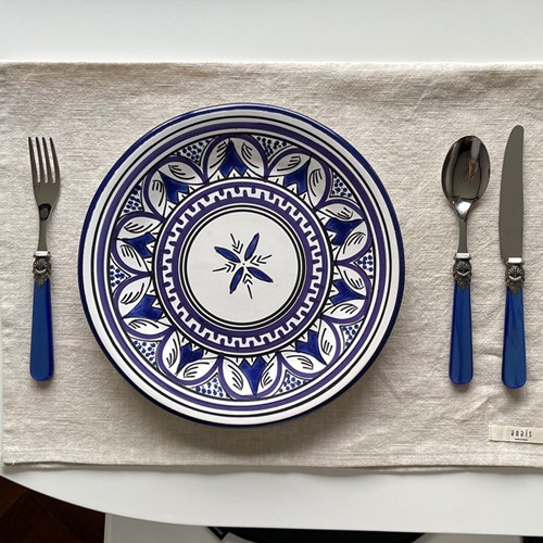 Basky plate-Blue