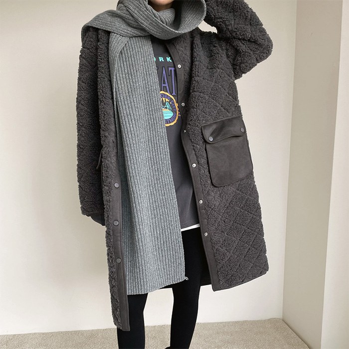 Boucle Medium Long Coat