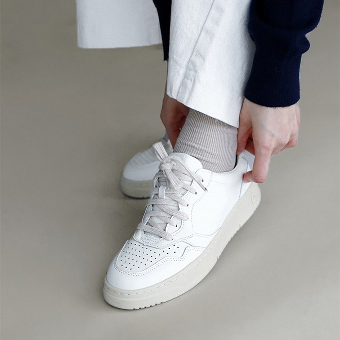 Lead Leather Sneakers