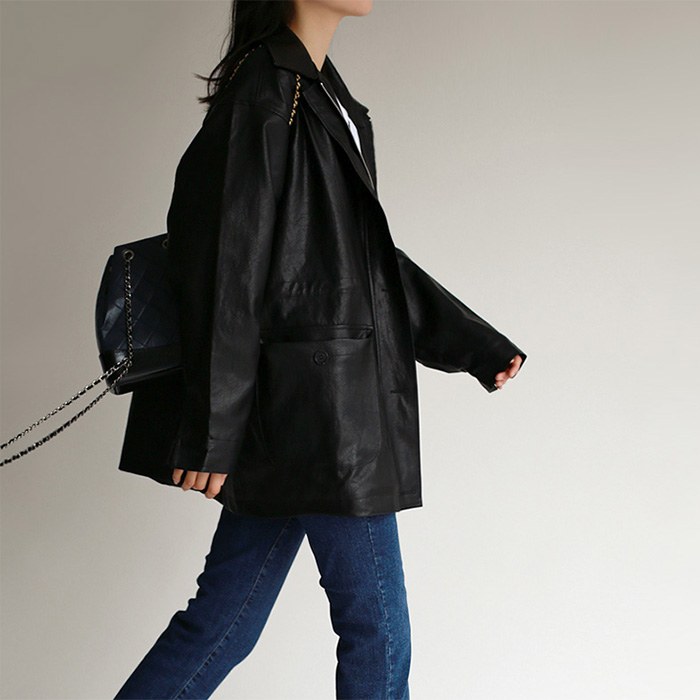 Soft Leather Half Jacket