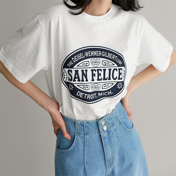 Felice Half Sleeve Tee