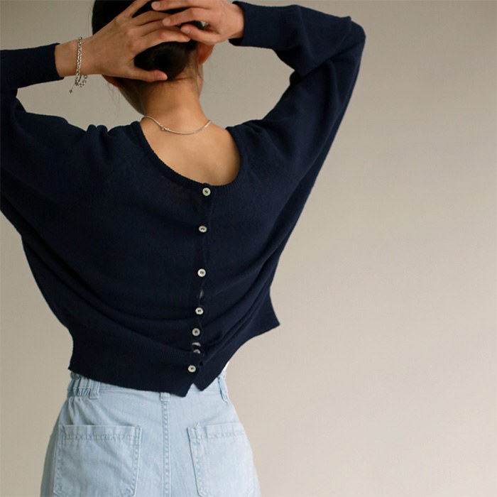 Two-Way Cardigan Knit Top