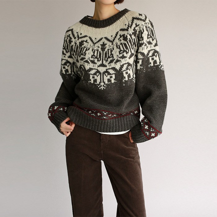 Nordic Knit Top
