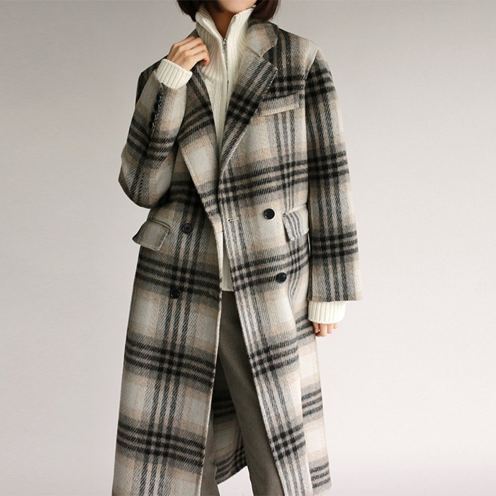 Tartan Check Handmade Coat