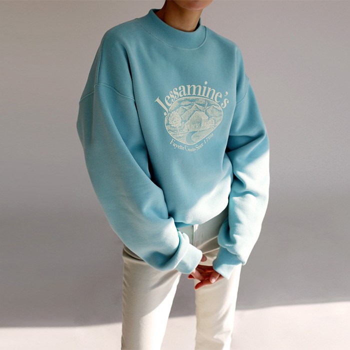 Half neck jasmine sweatshirt