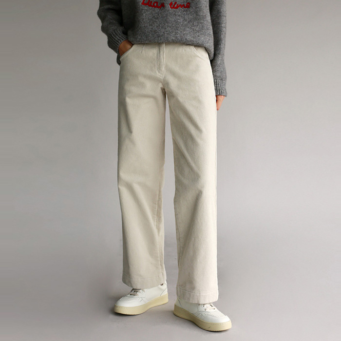Napping corduroy Basic Pants