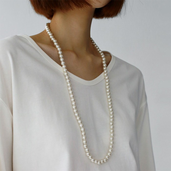 Pearl Long Necklace