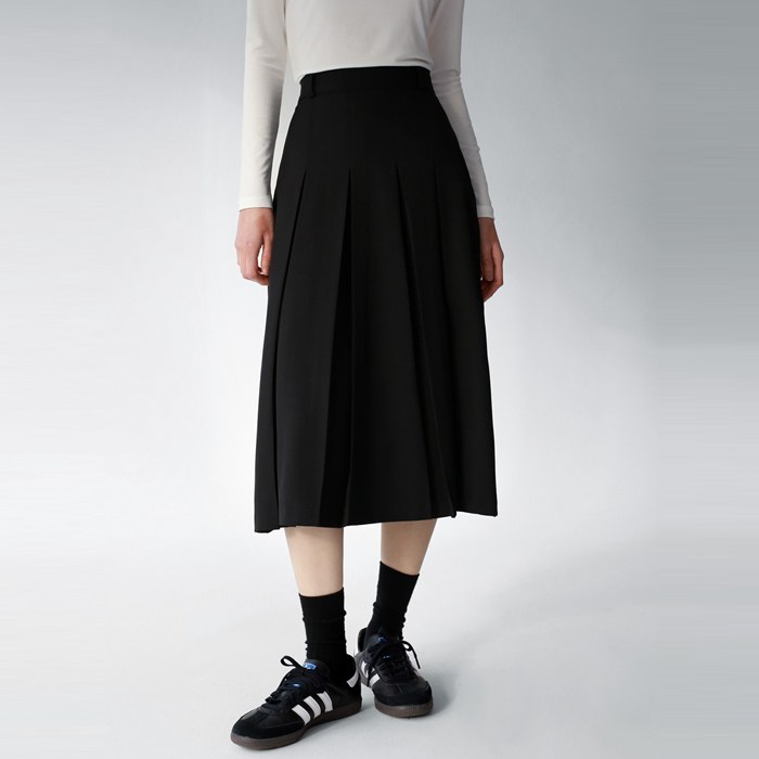 Taylor pleated skirt