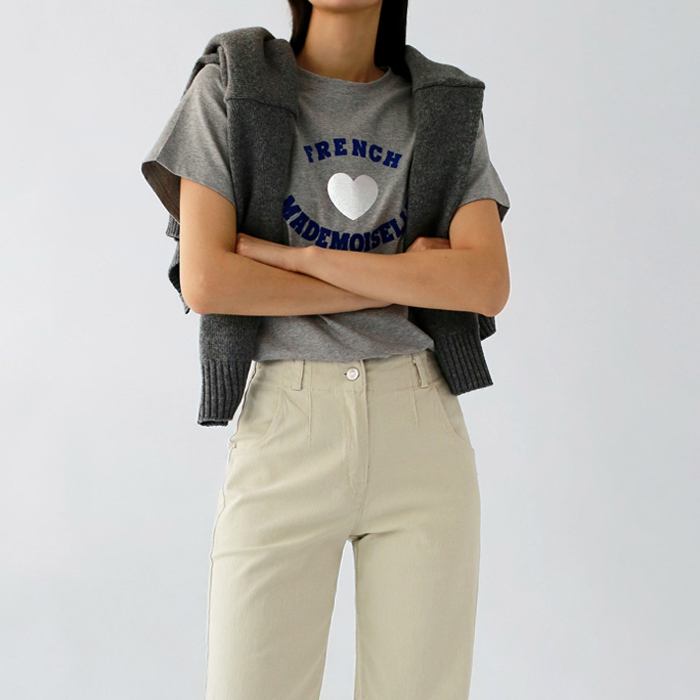 Heart Half Sleeve Tee