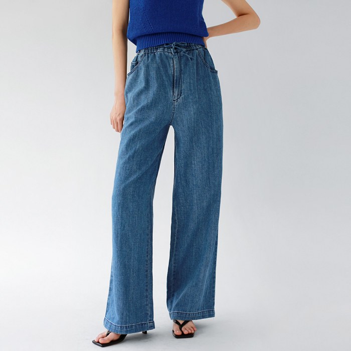 String Summer Wide Denim