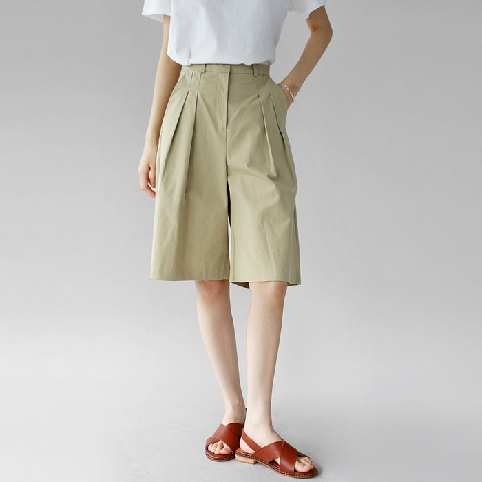 Two-pin tuck 6bu pants