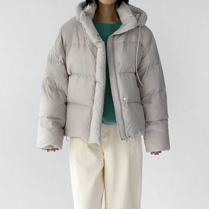 [New 7% off] Goose down padding with detachable hood