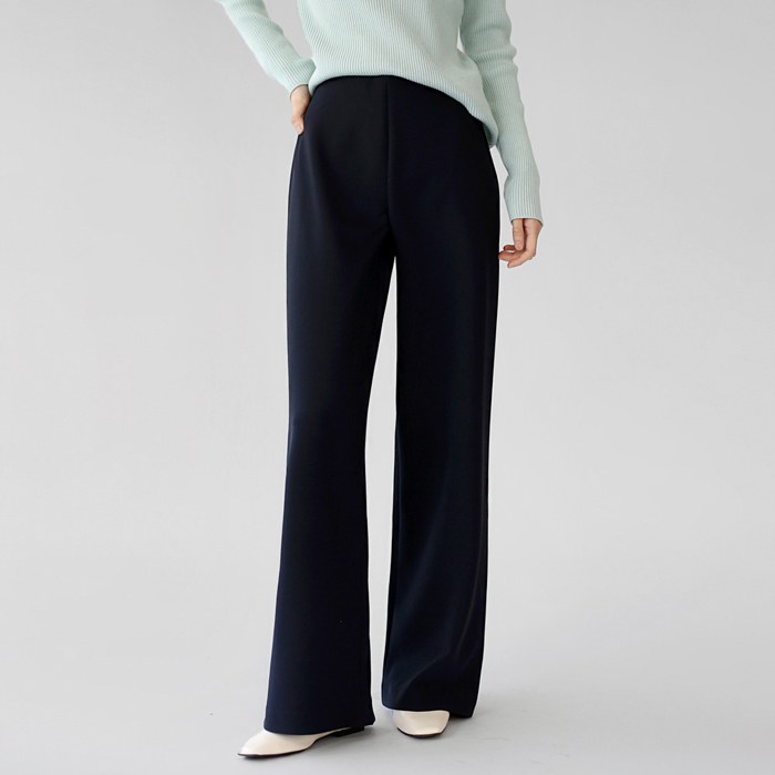 Spring long leg stretch slacks