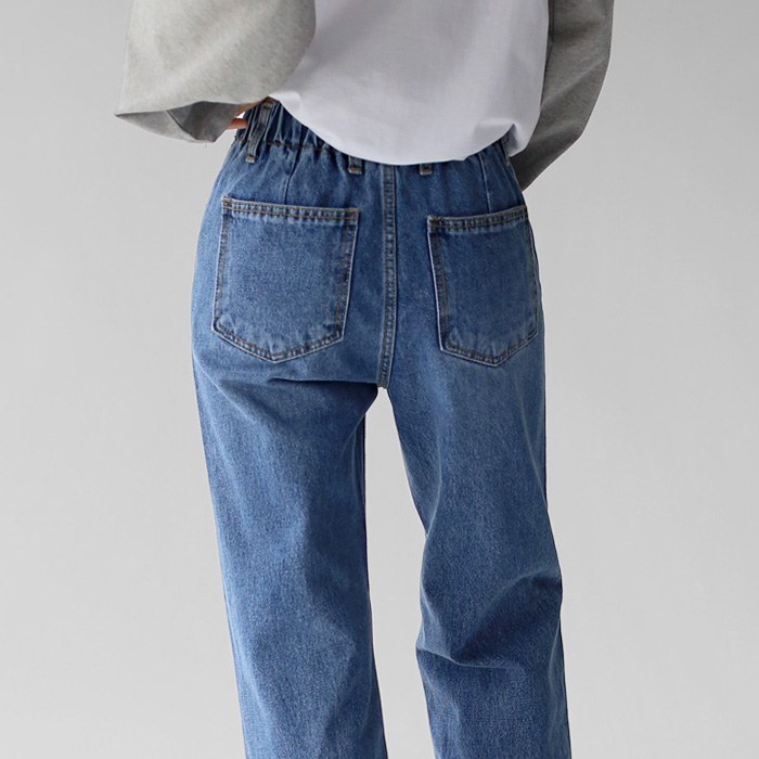 Spring stand denim pants