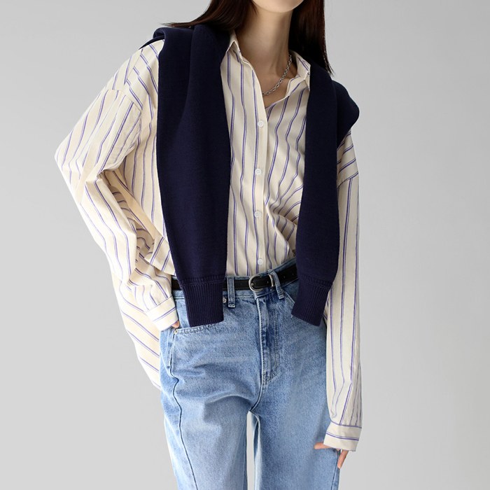 Berry Stripe Shirt