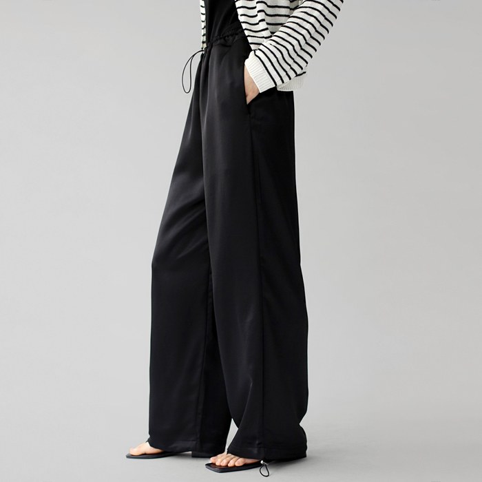 Satin Wide Pants