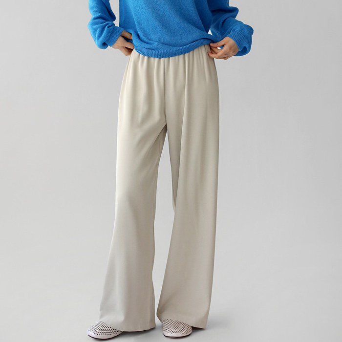 Lime wide pants