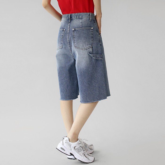 Stripe 6bu denim pants