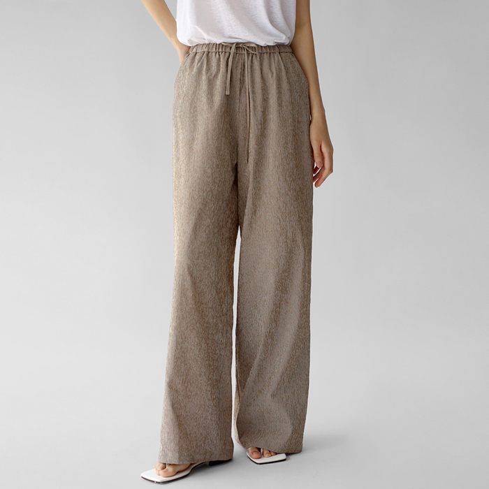 Cooling Thin Line Wide Pants