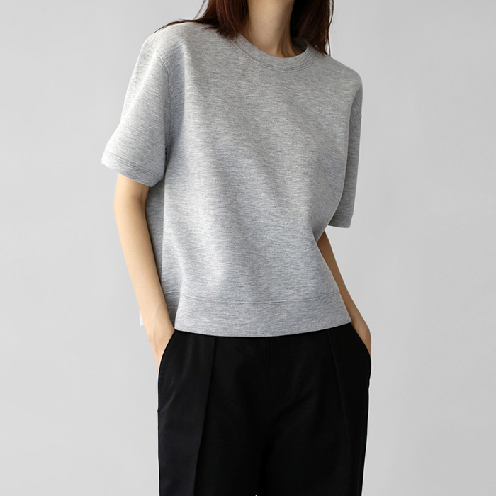 Cushion half-sleeve man-to-man