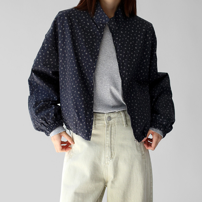 Small flower crop jumper