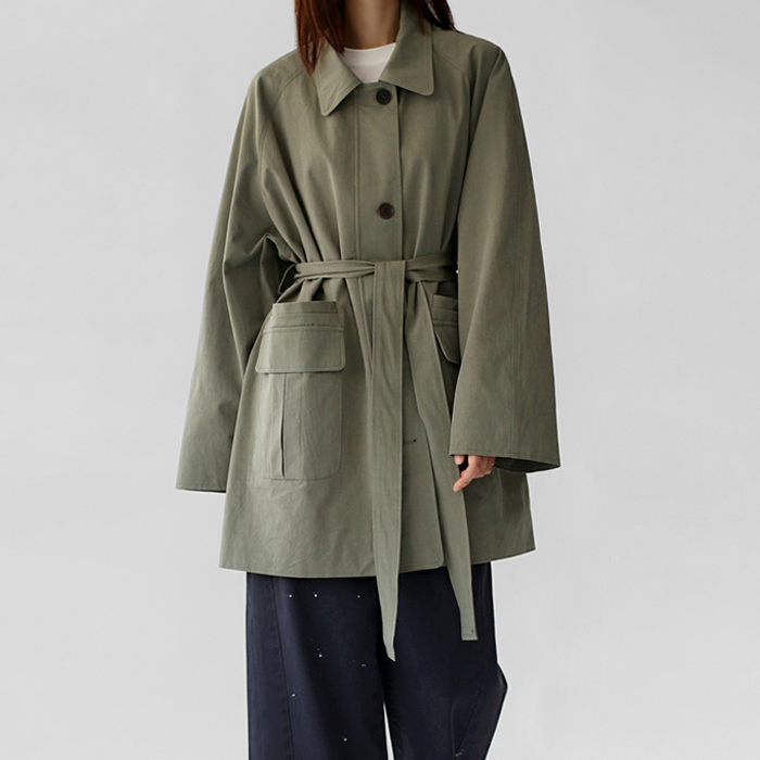 Loose fit graph field jacket