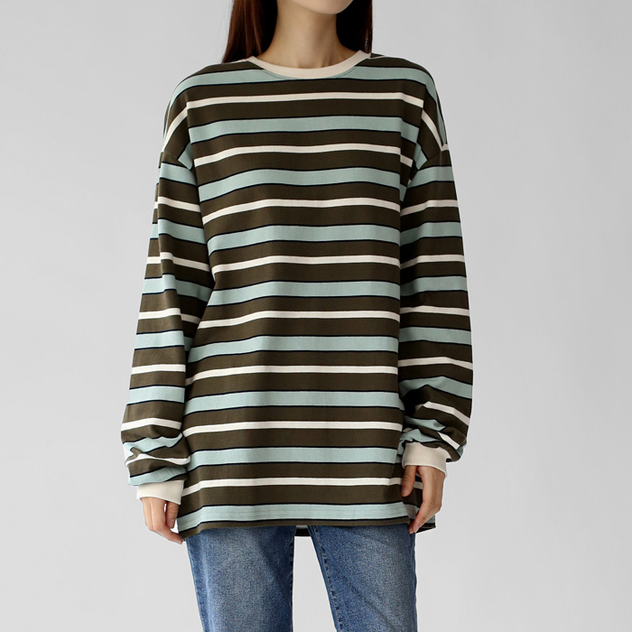 Aberdeen Stripe Long Tee