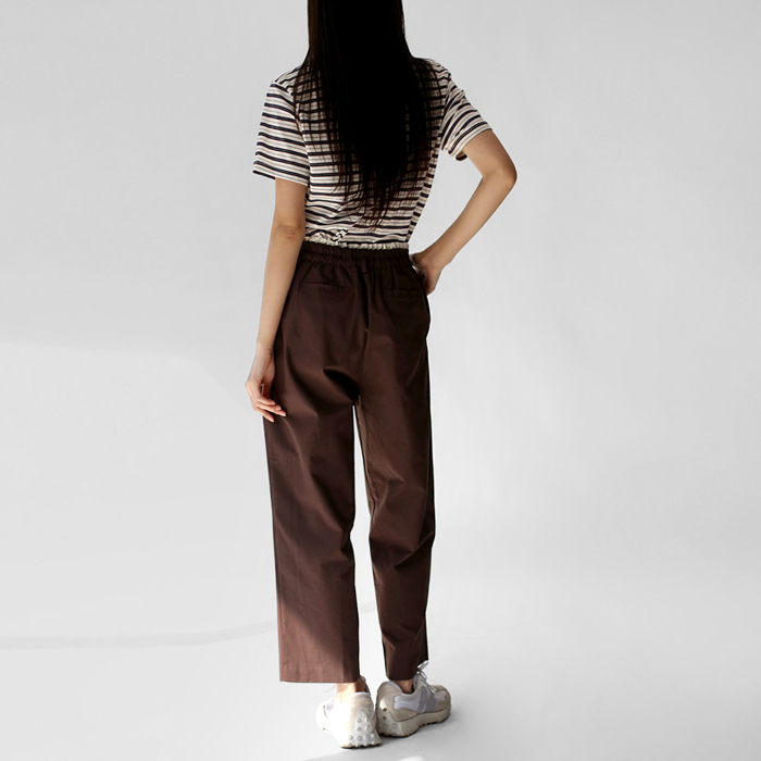 [FW New Arrival 5% Off] Waist Contrast String Pants