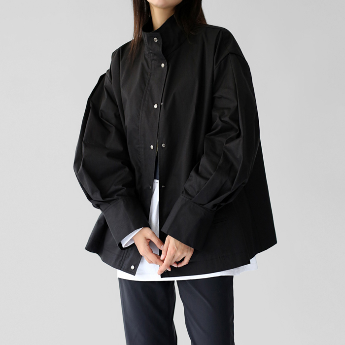 A-line trench jacket