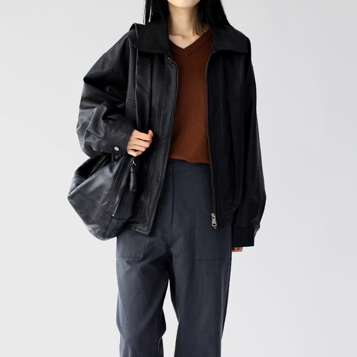 [FW New Arrival 5% Off] Clopas Leather Jacket