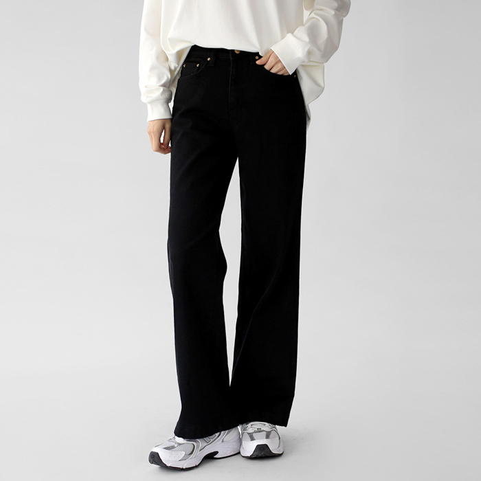 [FW New Arrival 5% Off] Noi Black Fleece Denim