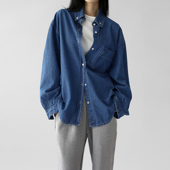 Road Denim Long Shirt