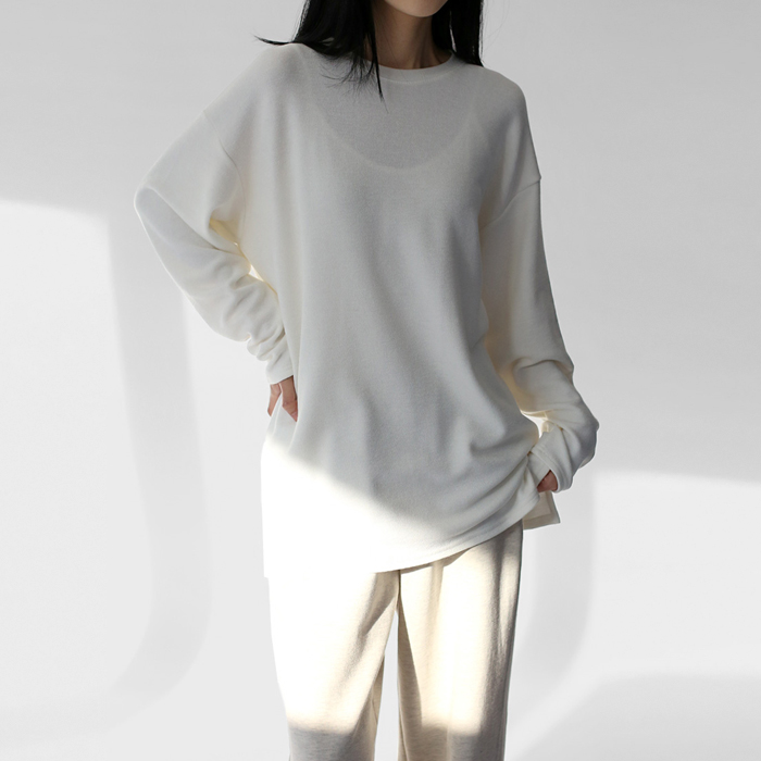 [FW New Arrival 5% Off] Joy Fleece Long Tee