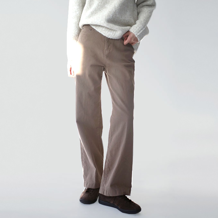 Straight fleece pants