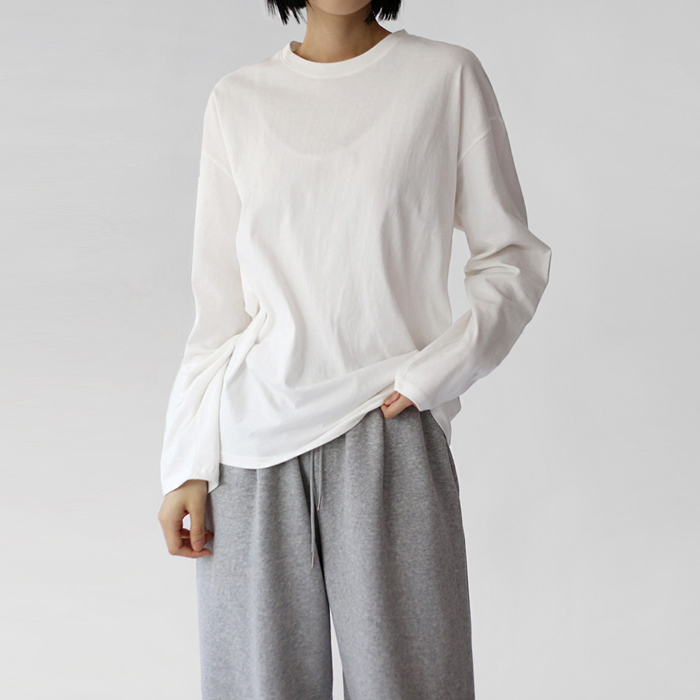 layered napping long tee