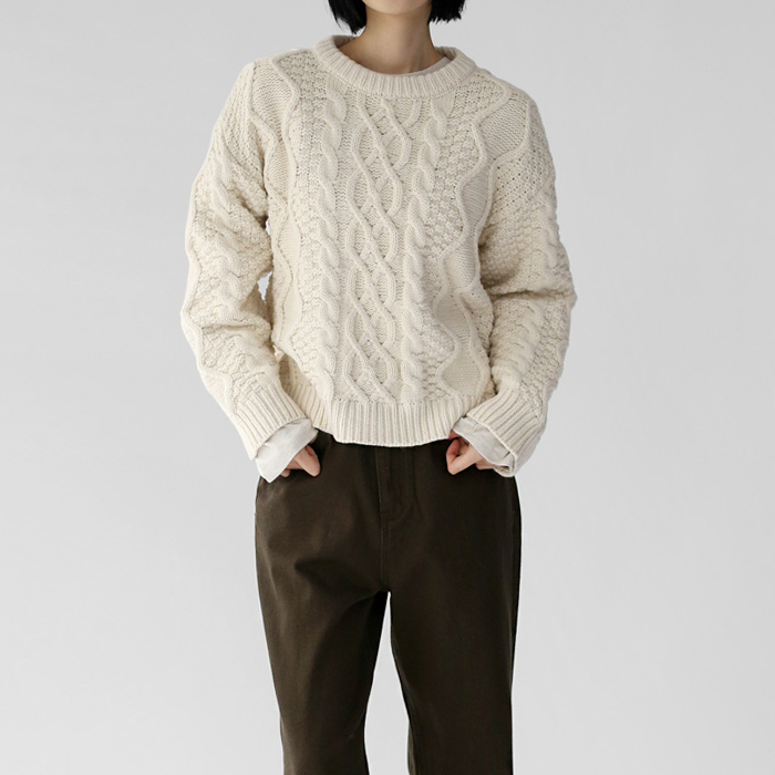 [FW New Arrival 5% Off] Oslo Fisherman Knit Top