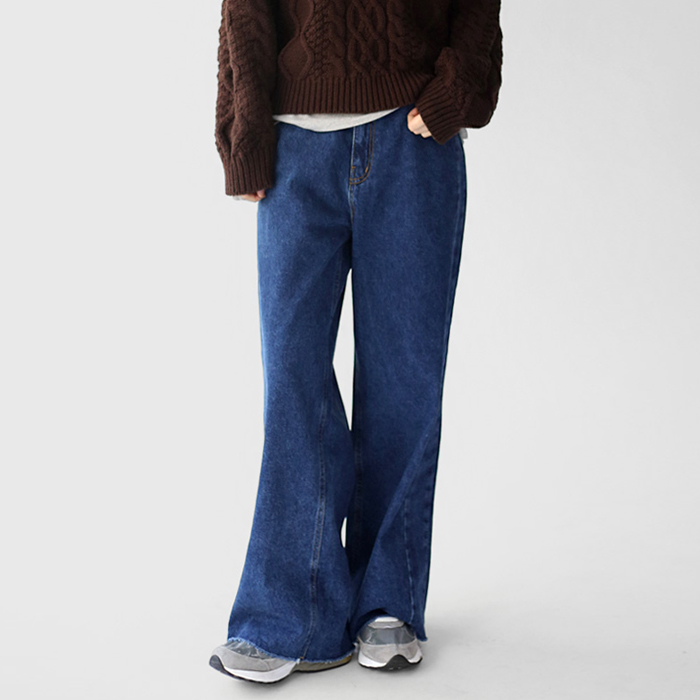 [Weekend New Arrival - 10%] Napping Wide Denim Pants