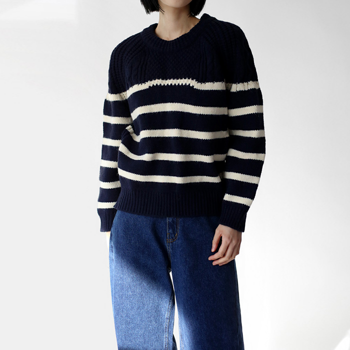 Jake Striped Knit Top