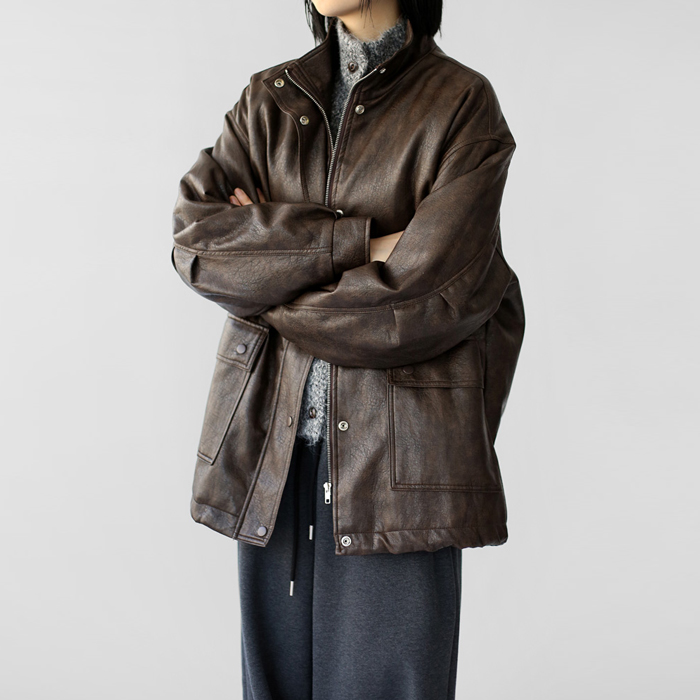 [New Arrivals 7% Off - Until 11am on the 16th] Fur-lined Leather Safari