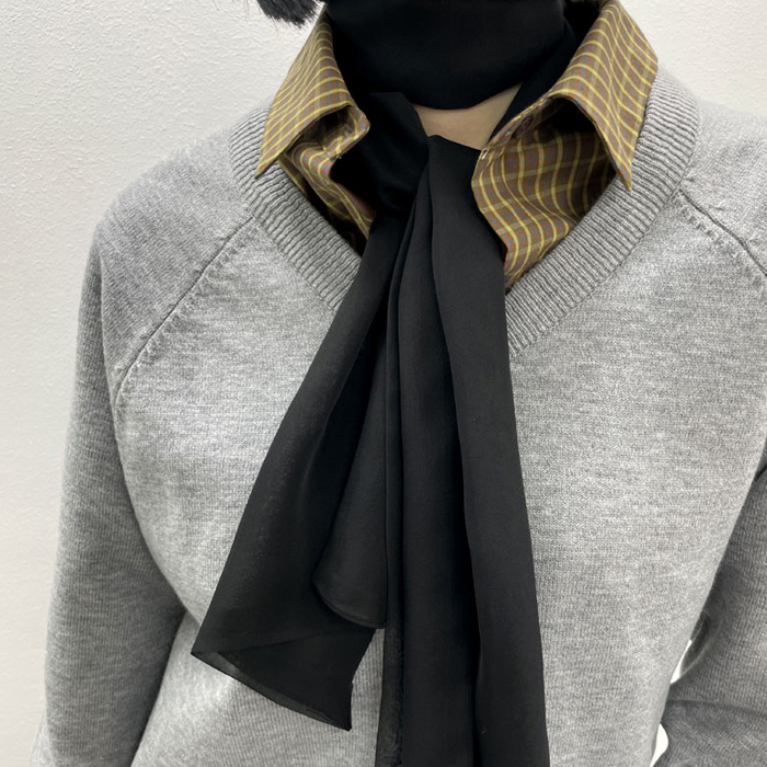 [7% off new arrivals - until 11am on the 15th] Chiffon double-layer scarf