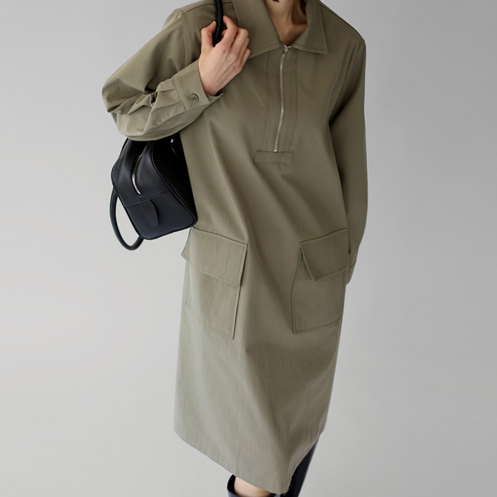 [New Arrival 7% Off - Until 11am on the 3rd] Kara Zip Up One Piece