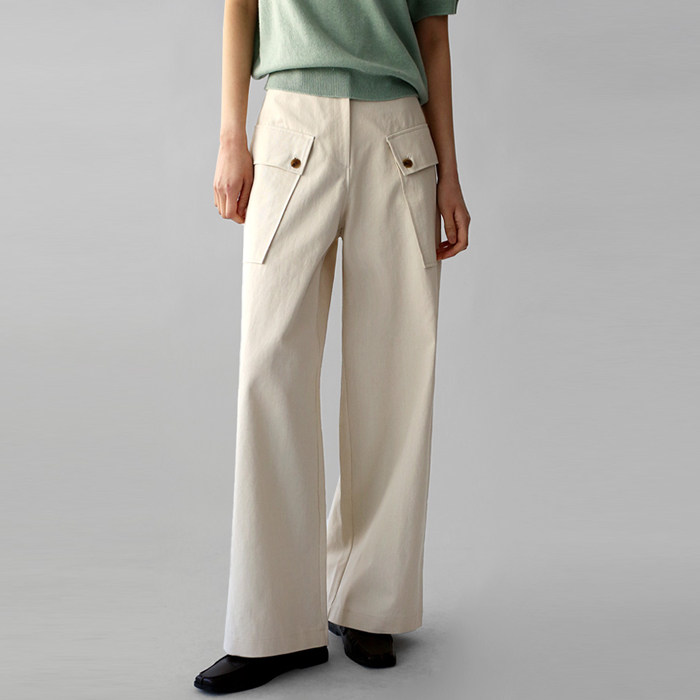[New Arrival 7% Off - Until 11am on the 7th] Side Pocket Bijo Wide Pants