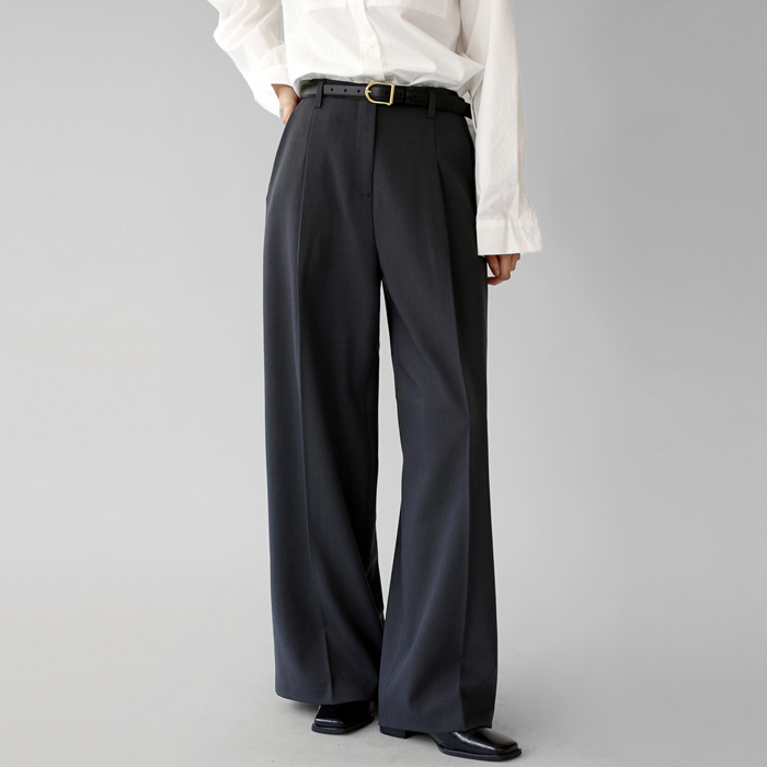 [7% off new products - until 11am on the 11th] Aim One-Tuck Slacks