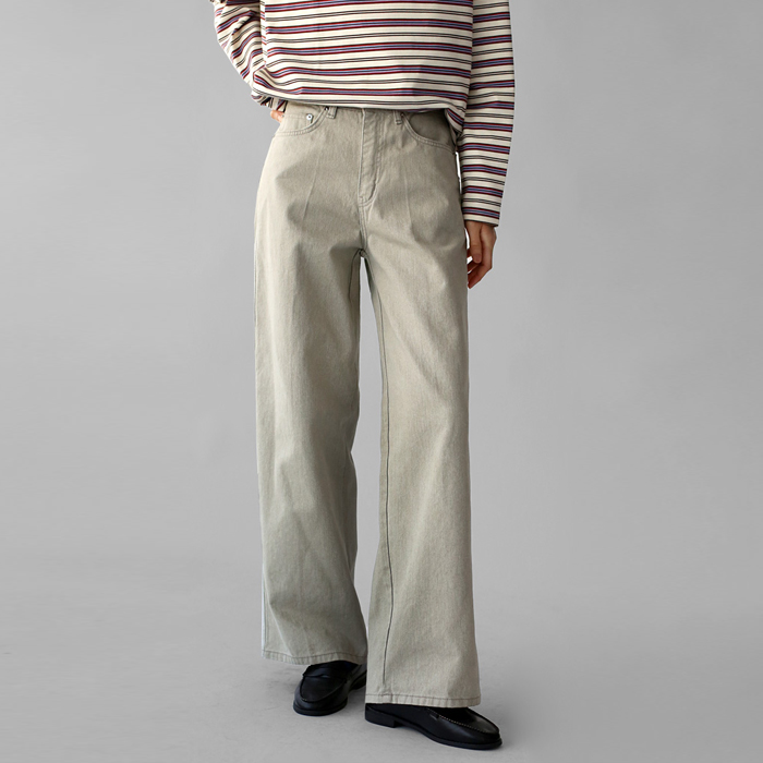 Pigment cotton pants