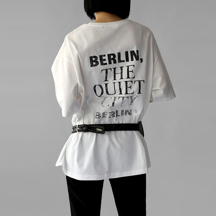 [New Arrivals 7% - Until 11 AM on the 18th] Berlin Half Sleeve Long Tee