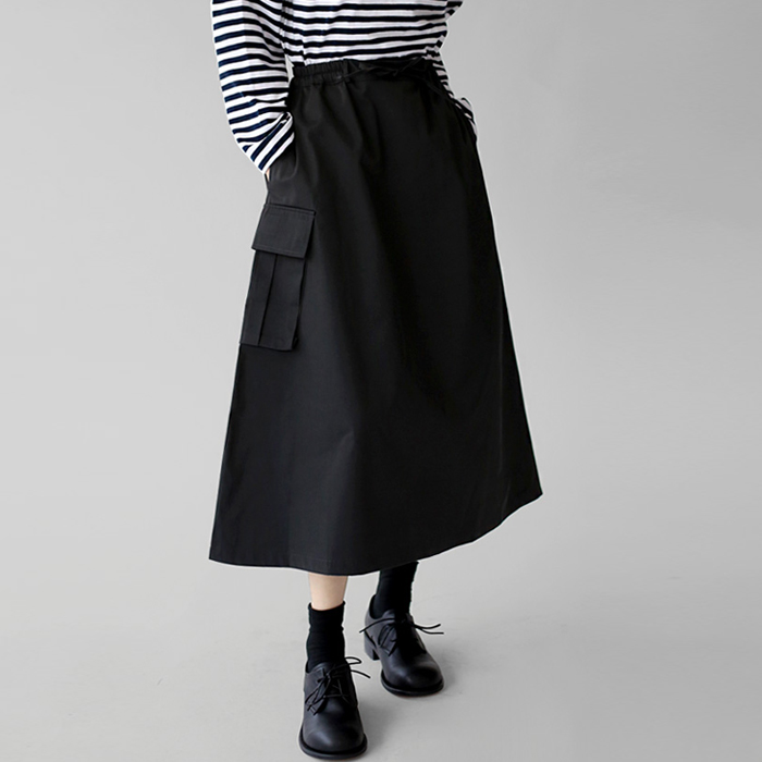 [New Arrivals 7% - Until 11 AM on the 20th] Cargo Pocket A-Line Skirt